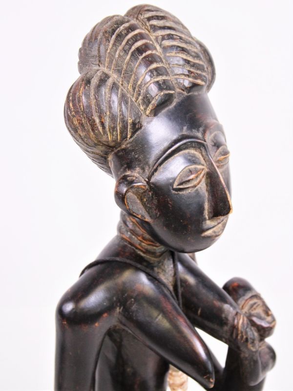 2 Authentieke Afrikaanse beelden - koppel - Ghana